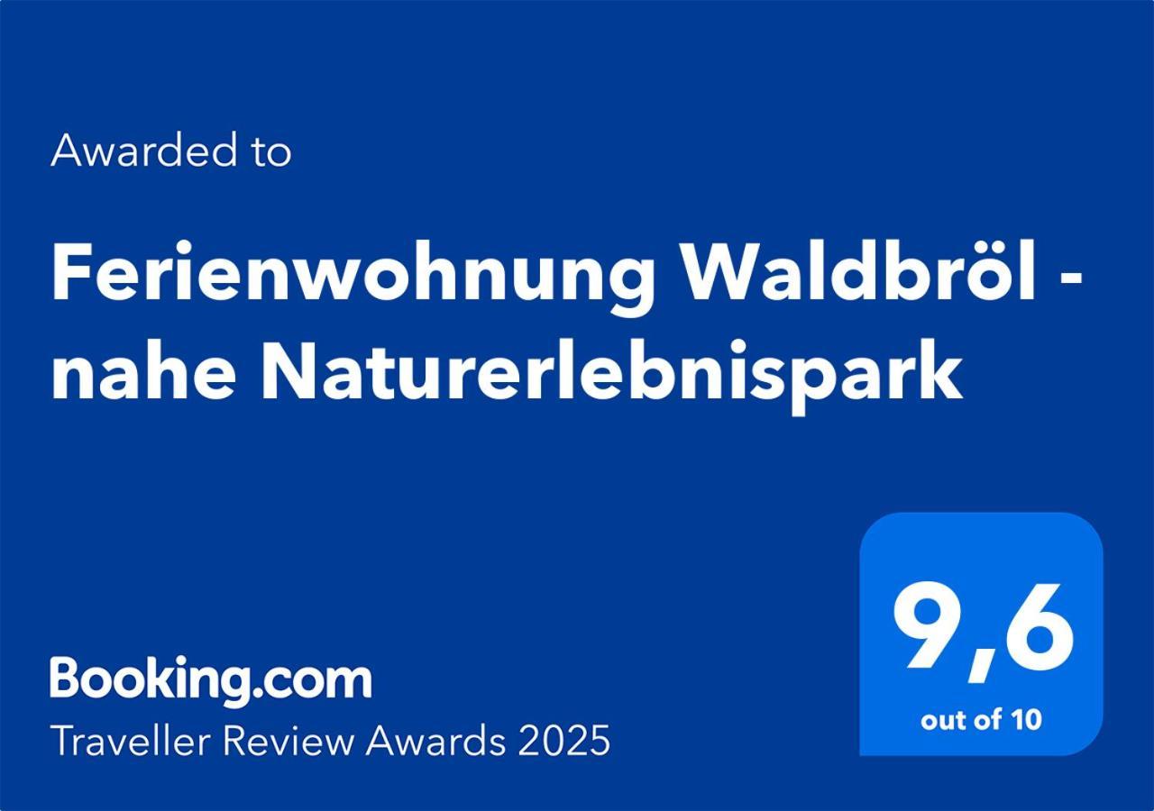 Ferienwohnung Waldbroel - Nahe Naturerlebnispark Waldbrol Buitenkant foto